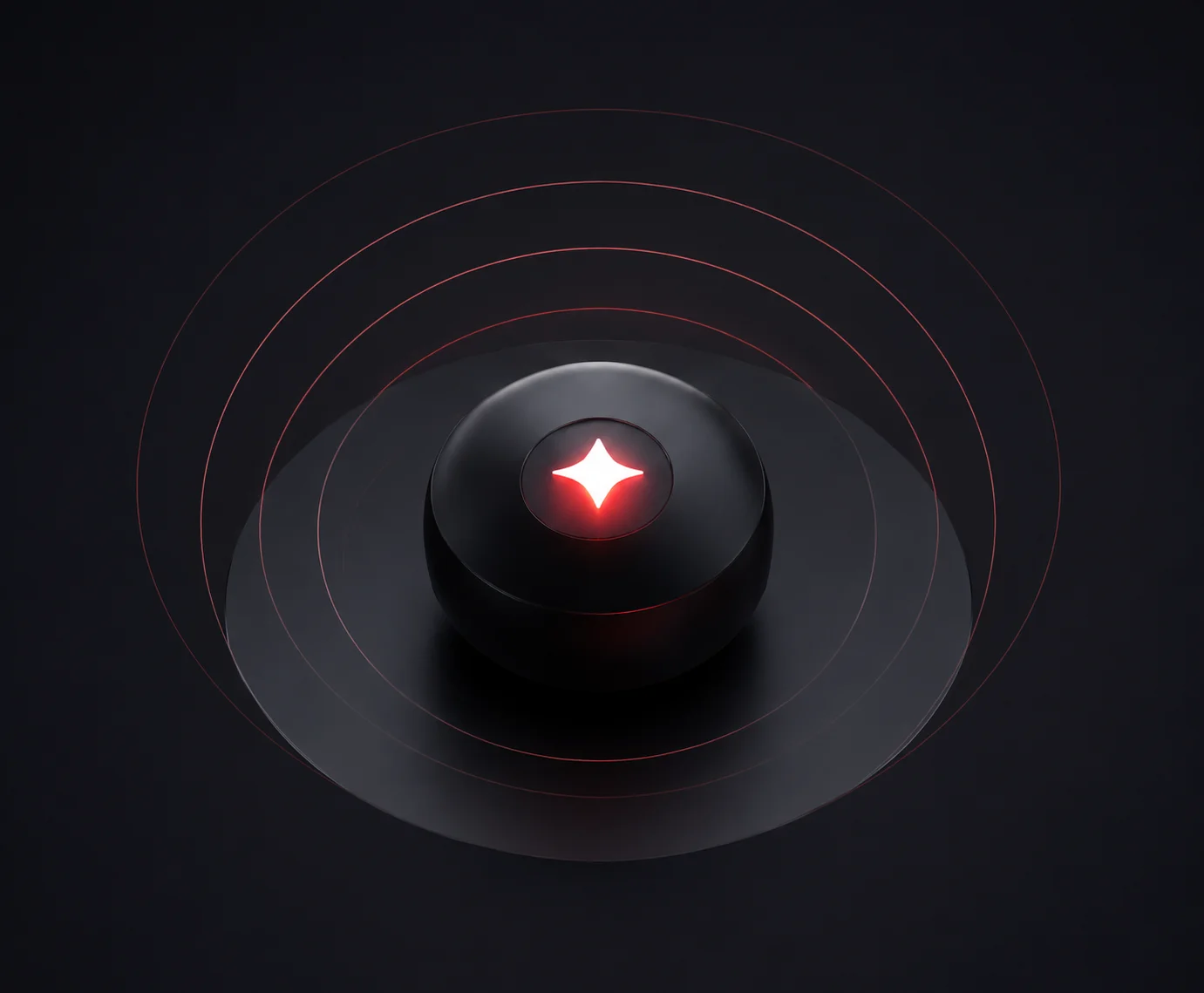 Glowing orb — AI agents
