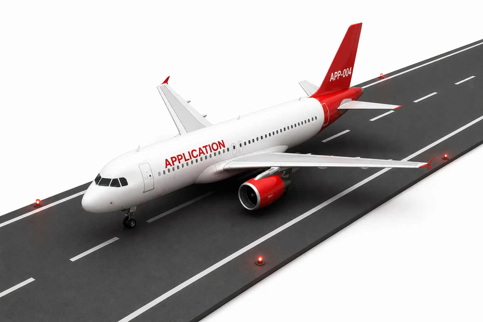 Aircraft in flight — production stage