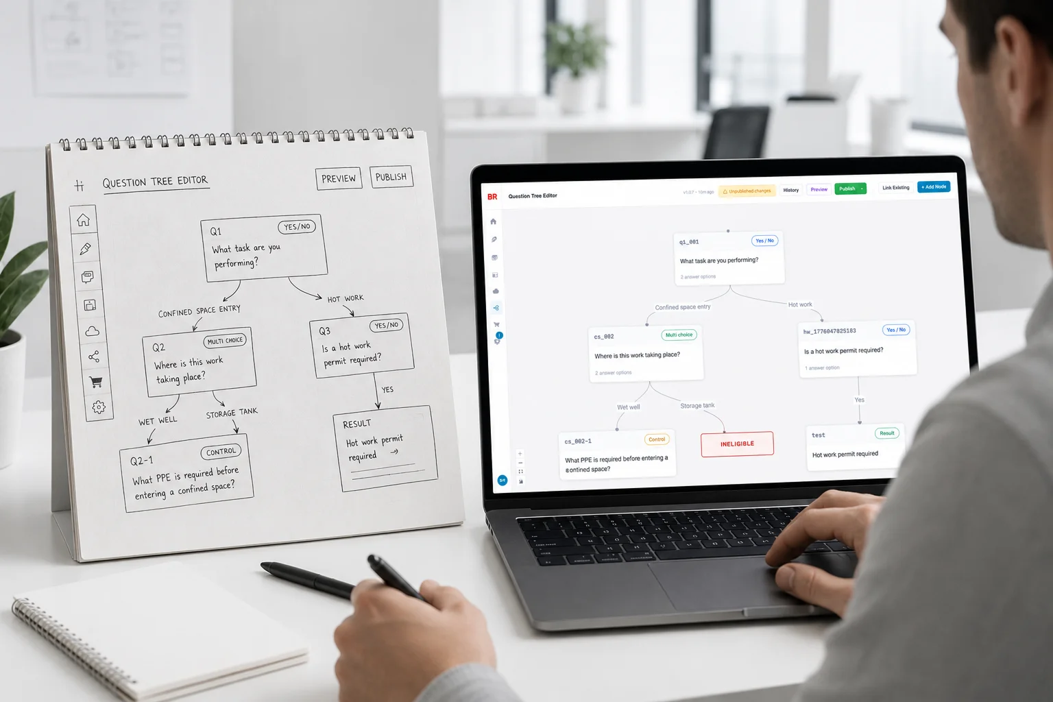 Evolve AI pathway — from whiteboard to working product